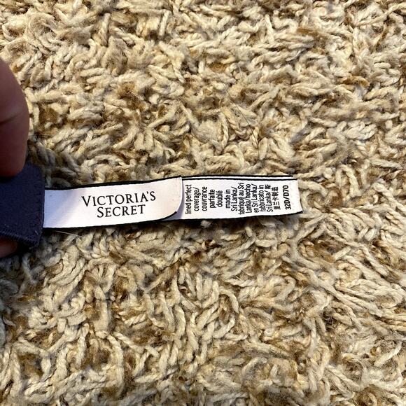 Victoria Secret 32D Lined Perfect Coverage Underwire Body By Charm Purple Lace - Picture 5 of 6